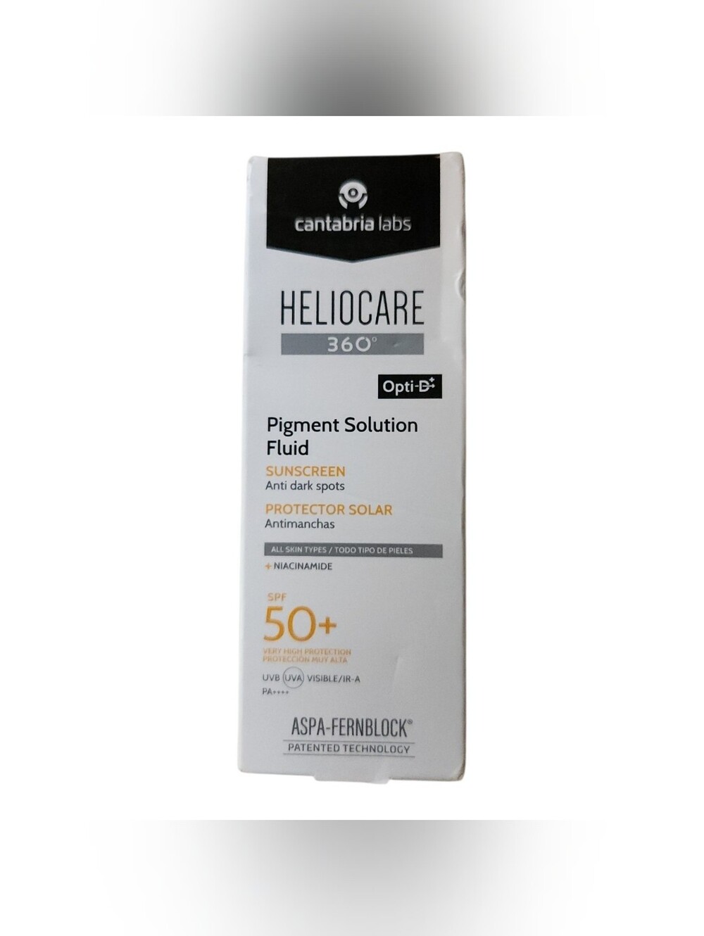 HELIOCARE 360-Degree SPF50 OptiD+ Pigment Solution Fluid -50ml (1.69 fl oz) NEW